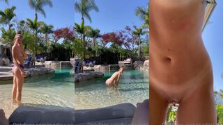 Madi Ruve OnlyFans POV Sex Blowjob Tiny Tits Cutie Poolside Sextape